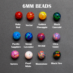 Opal Bead Variety Pack - Pick Your Own Pack of 6mm Opal Beads