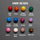 Opal Bead Variety Pack - Pick Your Own Pack of 6mm Opal Beads