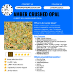 Amber Crushed Opal