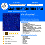 Star Burst Crushed Opal