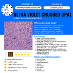 Ultra Violet Crushed Opal