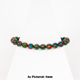 Black Fire Opal Beaded Bracelet