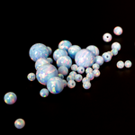 Blizzard Blue Opal Craft Beads