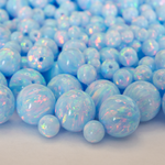 Blizzard Blue Opal Craft Beads