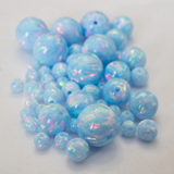 Blizzard Blue Opal Craft Beads