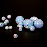 Blizzard Blue Opal Craft Beads