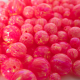 Bubblegum Opal Craft Beads