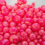 Bubblegum Opal Craft Beads