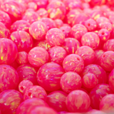 Bubblegum Opal Craft Beads