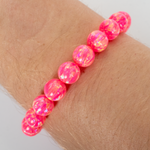 Bubblegum Opal Beaded Bracelet - New Design