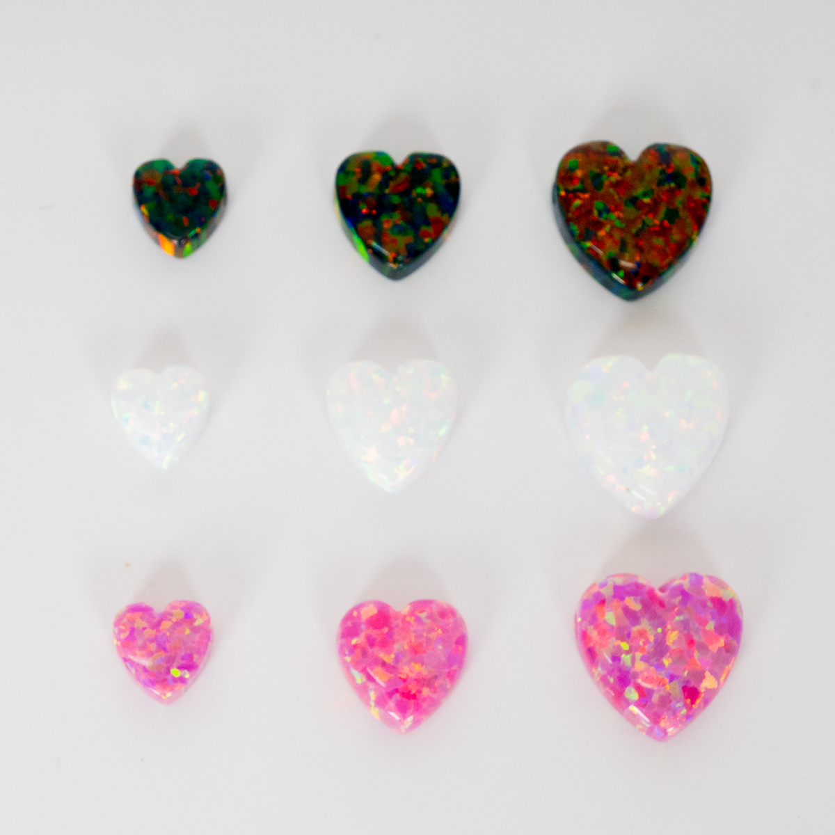 Opal Charms - Opal Heart Charms - Jewelry Making & Craft Projects – The ...