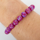 Hibiscus Opal Beaded Bracelet - New Design