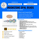 Moonstone Opal Craft Beads