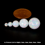 Pearl White Opal Craft Beads