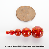 Ruby Red Opal Craft Beads