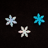 Opal Snowflake Charm