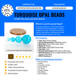 Turquoise Opal Craft Beads