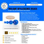 Twilight Opalescence Craft Beads