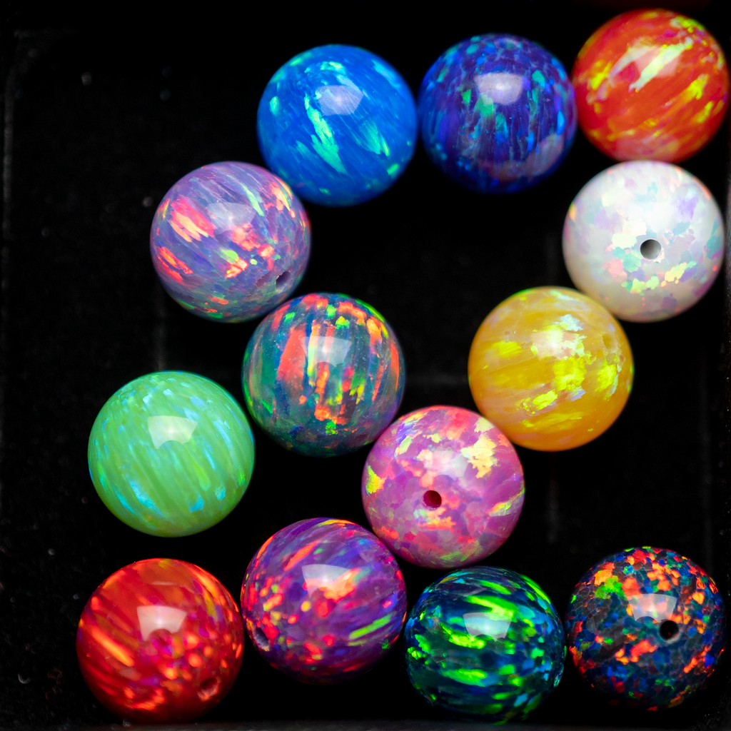 3mm OPAL Round Beads- Various Colors - Bags of 100 – NamiCharms
