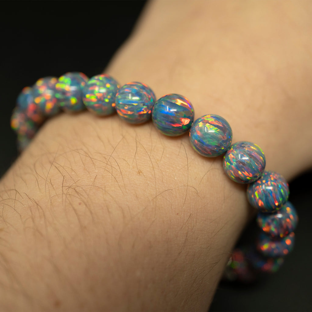 All the Colors Bracelet |polymer clay beads||stretchy string made to fit  every size wrist